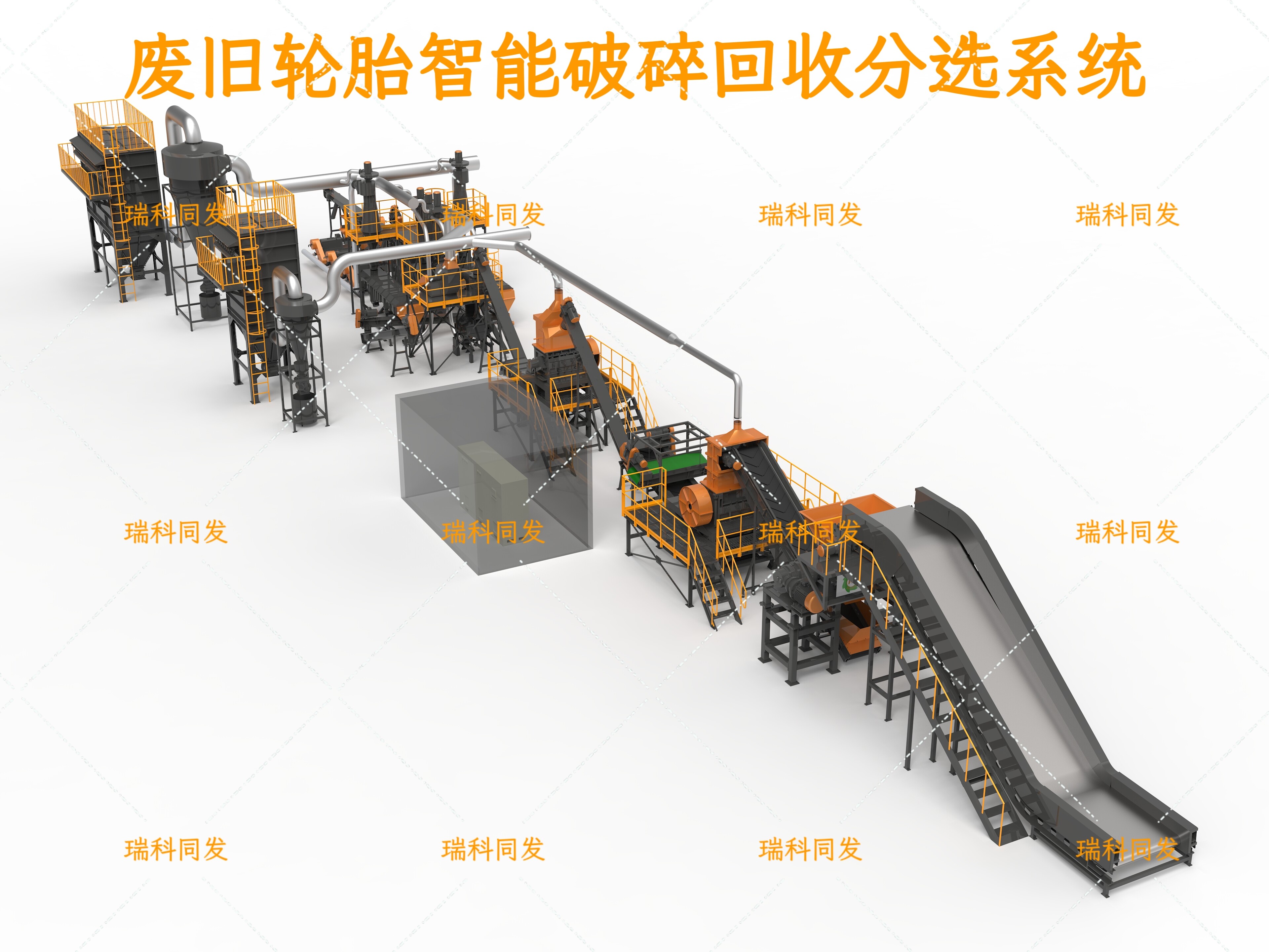 New energy vehicle shell dismantling crushing and sorting scheme