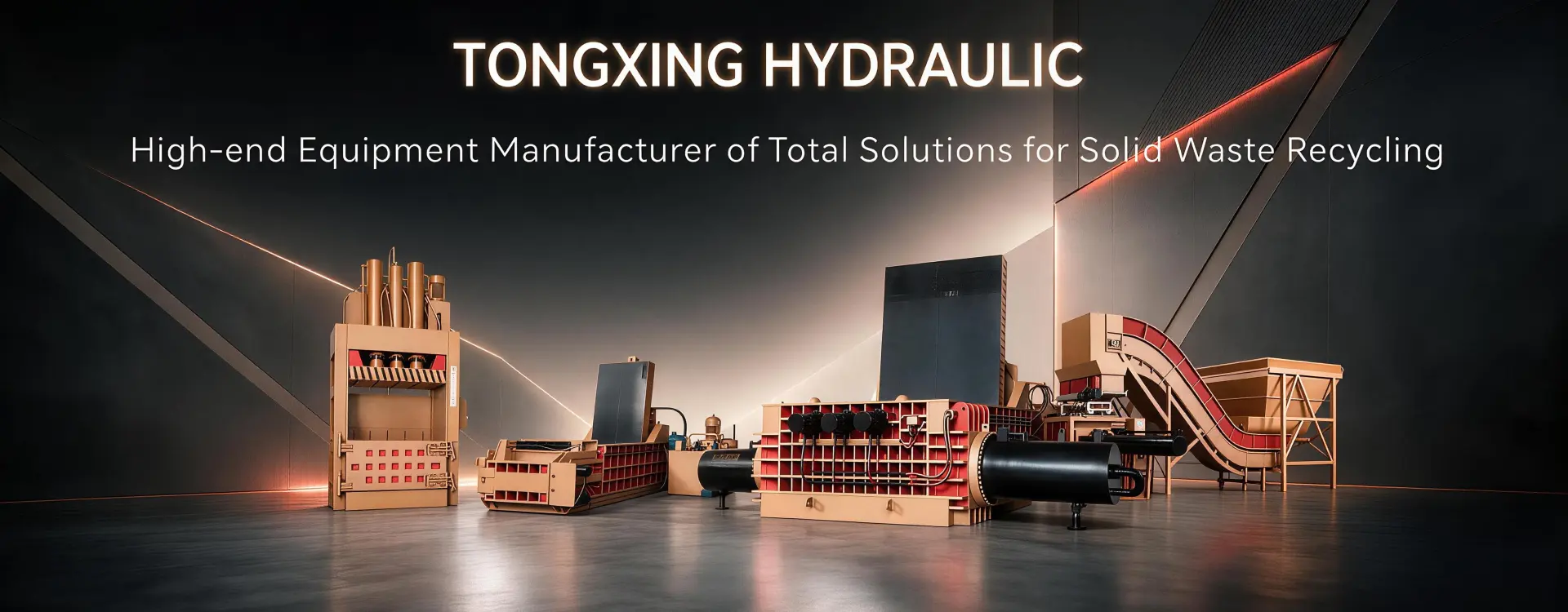 TONGXING hydraulic baler - recycling equipment